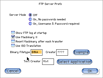 FTP Server Pref
